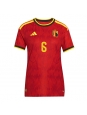 Ženske Nogometnih dresov Belgija Axel Witsel #6 Domači SP 2026 Kratki rokavi Ženske Nogometnih dresov Belgija Axel Witsel #6 Domači SP 2026 Kratki rokavi